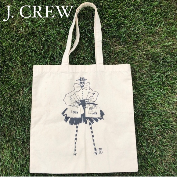 RARE NWOT J. Crew Reusable Bag - Picture 1 of 10